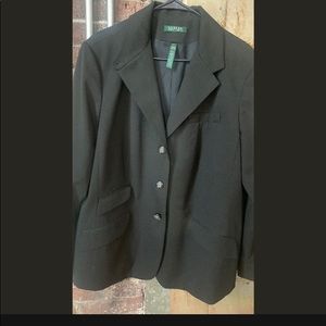 Black blazer by Ralph Lauren
